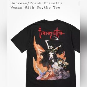 Supreme x Frank Frazetta Woman With Scythe Tee